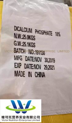 Prodotto per mangimi DCP Dicalcium Phosphate 18% Polvere per additivi per mangimi