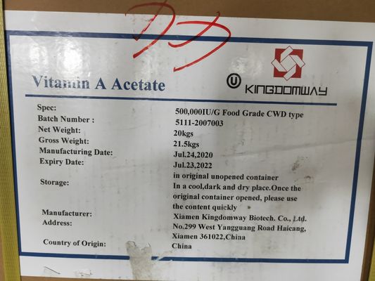 Top- Vitamina A1000 000 Iu/g Grado per mangimi per pollame EINECS 200-673-2 Certificato