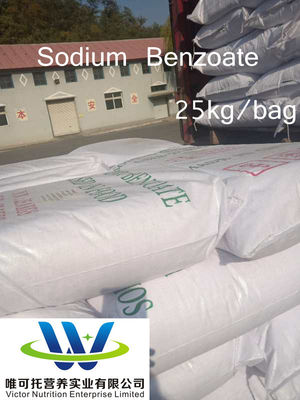 Additivi alimentari Benzoato di sodio formula C7H5NaO2 per conservanti per bevande