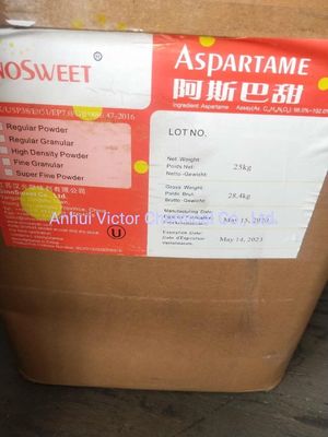 EINECS 245-261-3 Aspartame 100 mesh polvere cristallina bianca fine per le vostre esigenze