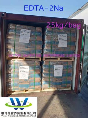 Polvere bianca di grado industriale EDTA-4na / EDTA-2na 99% CAS 64-02-8 Formula C10h12n2na4o8