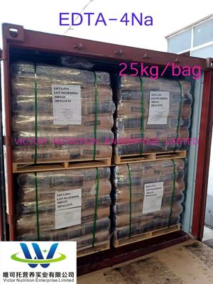 Polvere bianca di grado industriale EDTA-4na / EDTA-2na 99% CAS 64-02-8 Formula C10h12n2na4o8