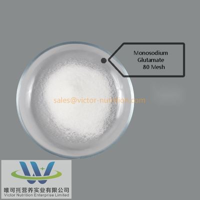 Glutamato monosodico Msg con imballaggio in plastica e formula C5h8nnao4