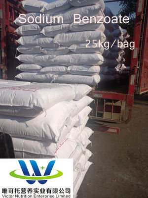 Benzoato di sodio di grado alimentare CAS 532-32-1 con formula C7h5nao2 e EINECS 208-534-8