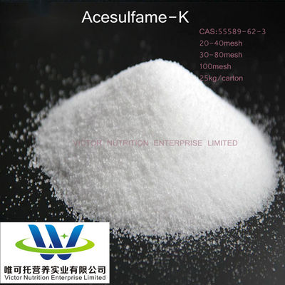 Stabilizzazione e conservazione Acesulfame-K polvere per additivi alimentari CAS 33665-90-6