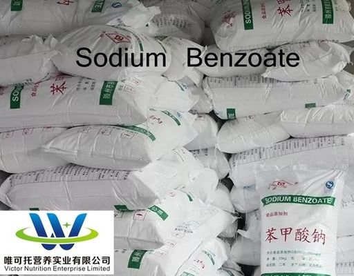 Benzoato di sodio C7h5nao2 Granulato per prodotti cosmetici industriali e alimentari grado 532-32-1 Polvere