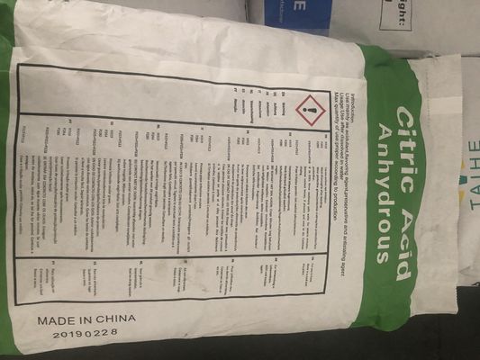 Laiwu Taihe CAS 5949-29-1/77-92-9 Acido citrico anidro Anidro/monohidrato/mono per gesso