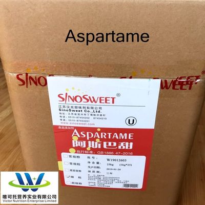 Additivo alimentare cinese FCC/USP/BP/EP Aspartame in polvere 22839-47-0 per la stabilizzazione