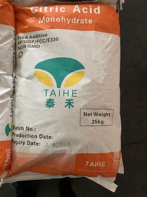 Acido citrico in polvere anidra di qualità alimentare/n. CAS 77-92-9/formula C6h8o7
