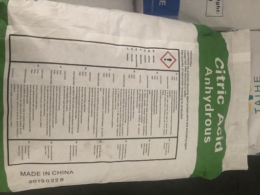 Acido citrico in polvere anidra di qualità alimentare/n. CAS 77-92-9/formula C6h8o7